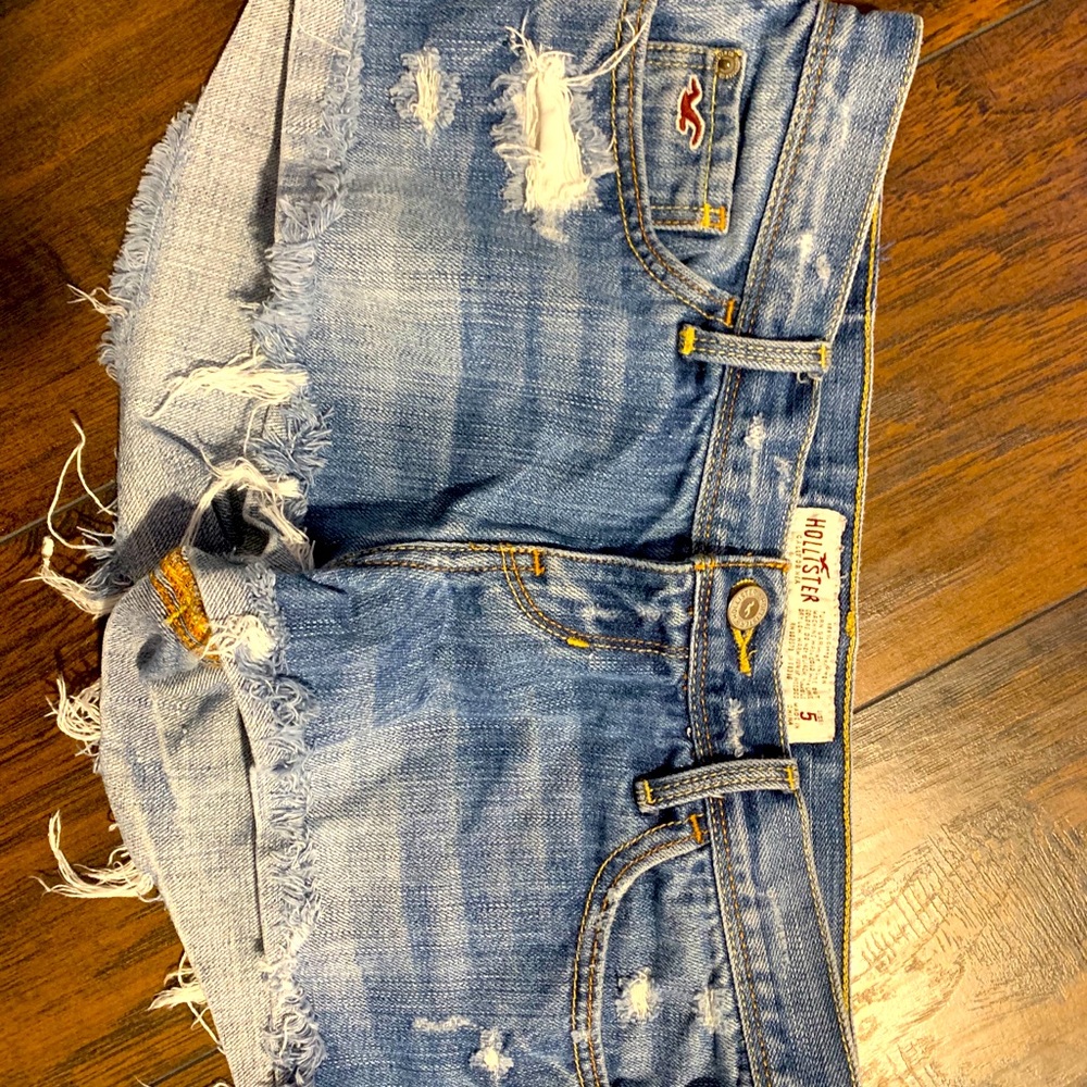 Vintage hollister jean shorts